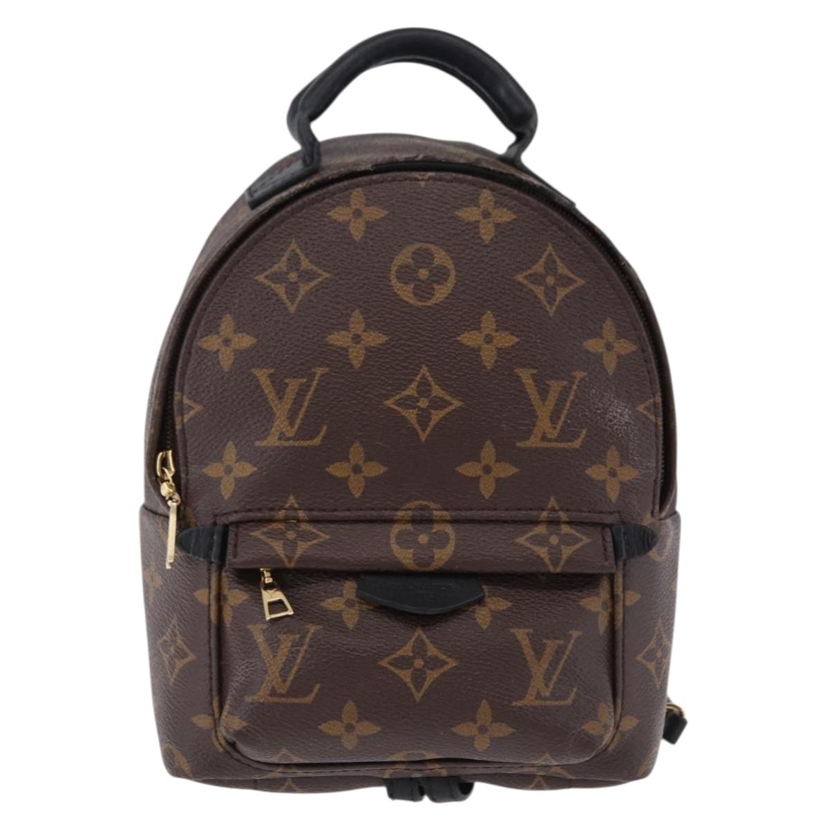 LOUIS VUITTON Monogram Palm Springs MINI Backpack M44873 LV Auth bs36265