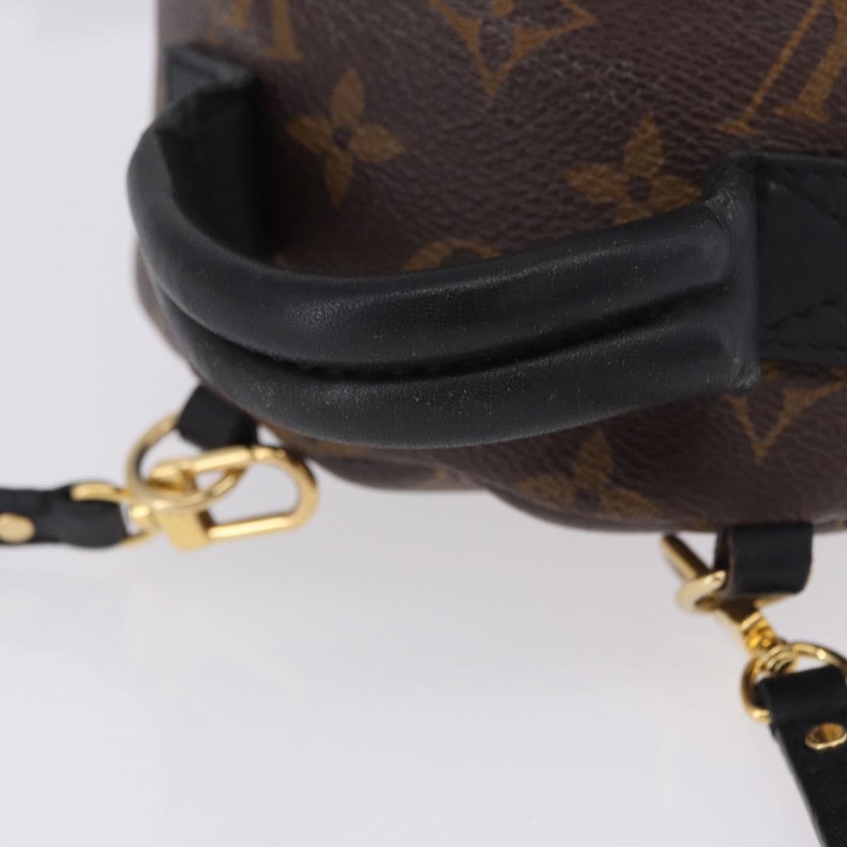 LOUIS VUITTON Monogram Palm Springs MINI Backpack M44873 LV Auth bs36265