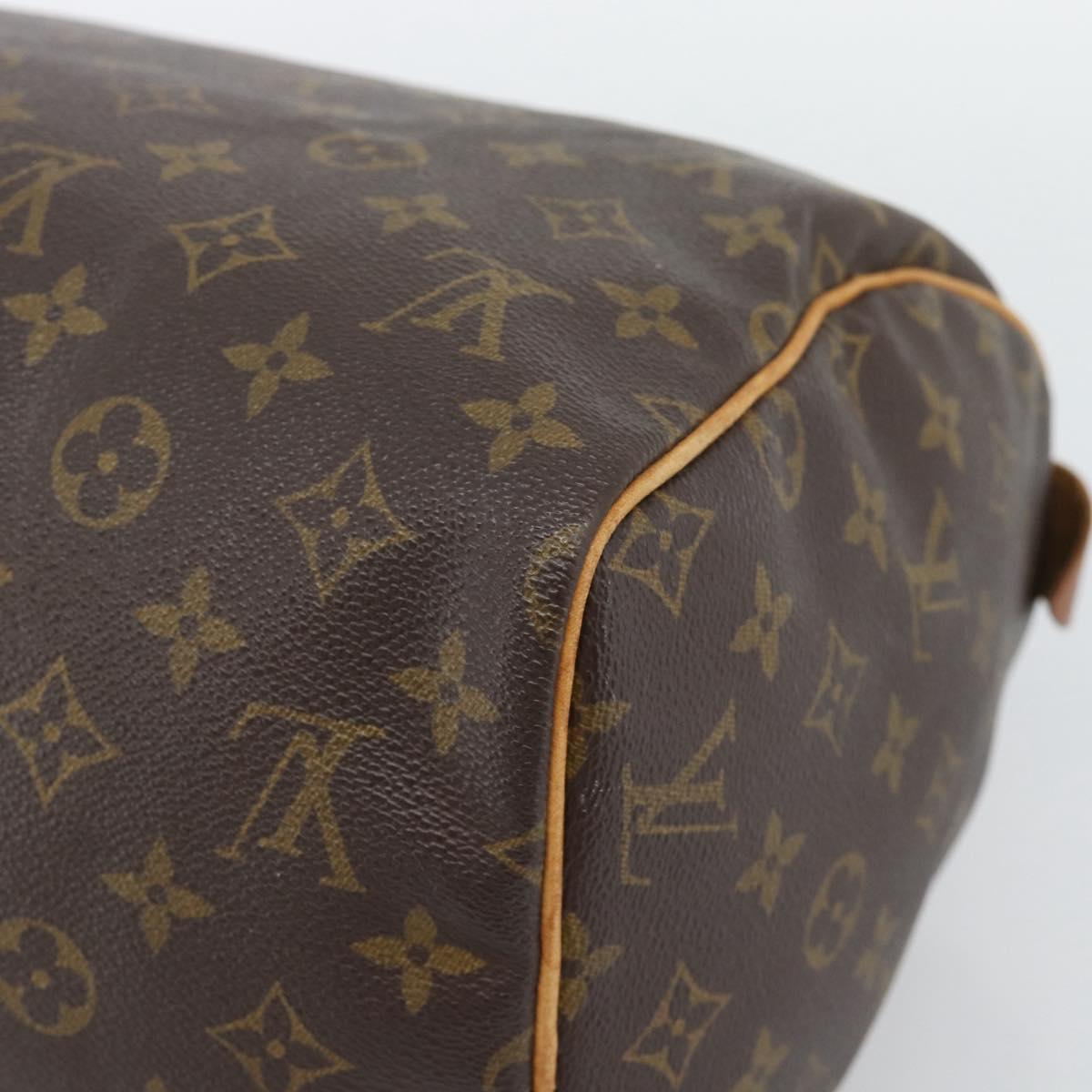 LOUIS VUITTON Monogram Speedy 30 Hand Bag M41526 LV Auth bs36268