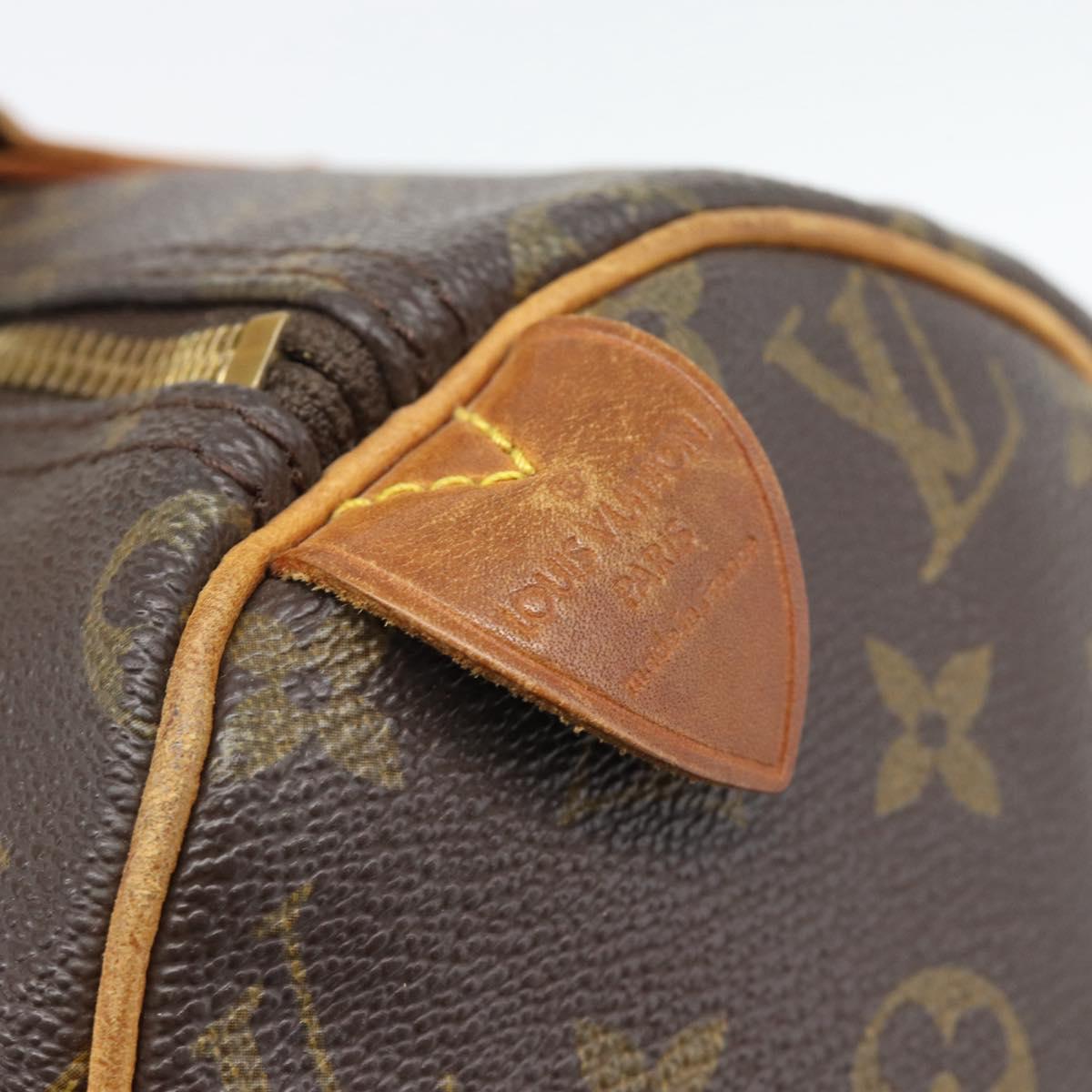 LOUIS VUITTON Monogram Speedy 30 Hand Bag M41526 LV Auth bs36268