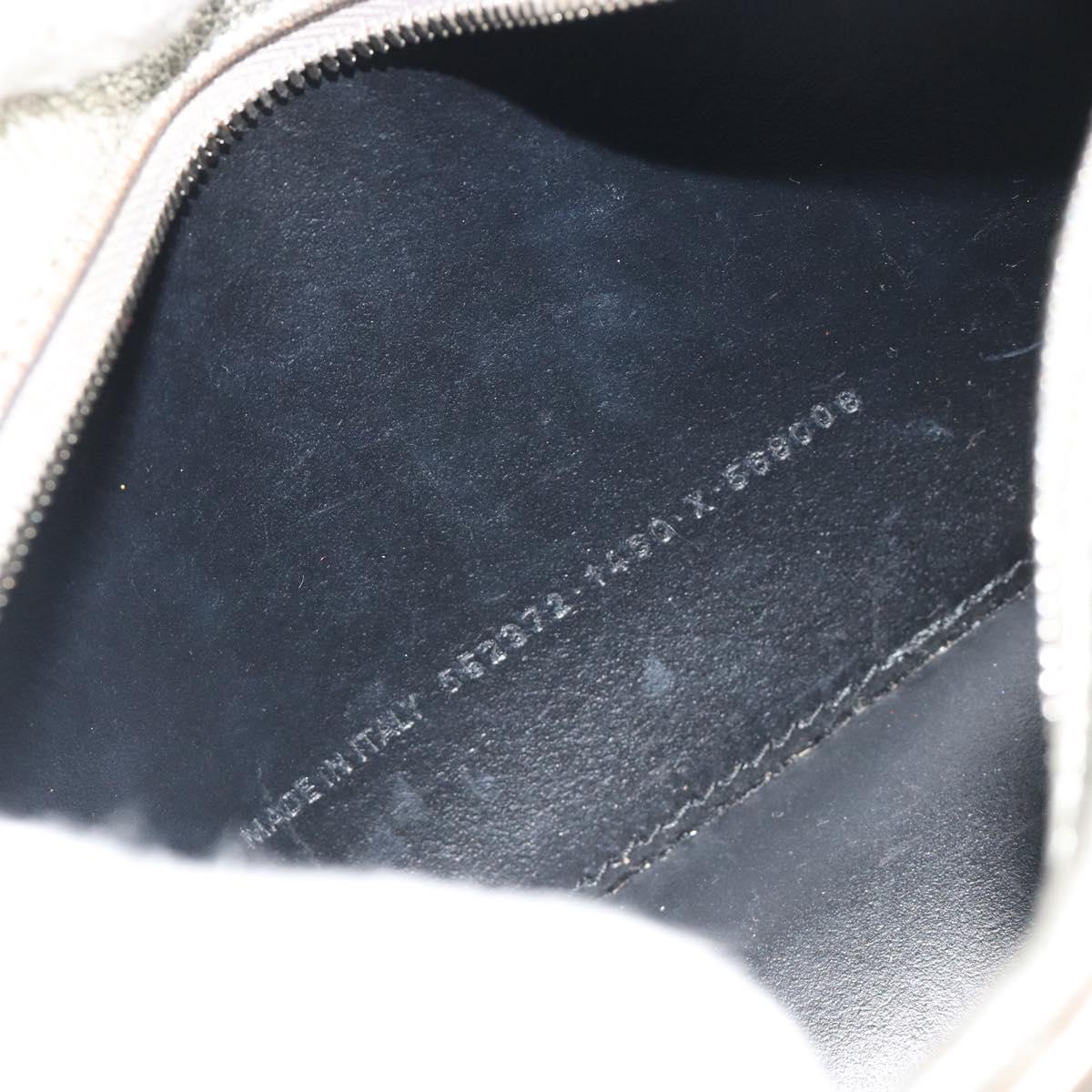 BALENCIAGA Camera Bag XS Every Day Bag Leather Silver 552372 Auth bs36305