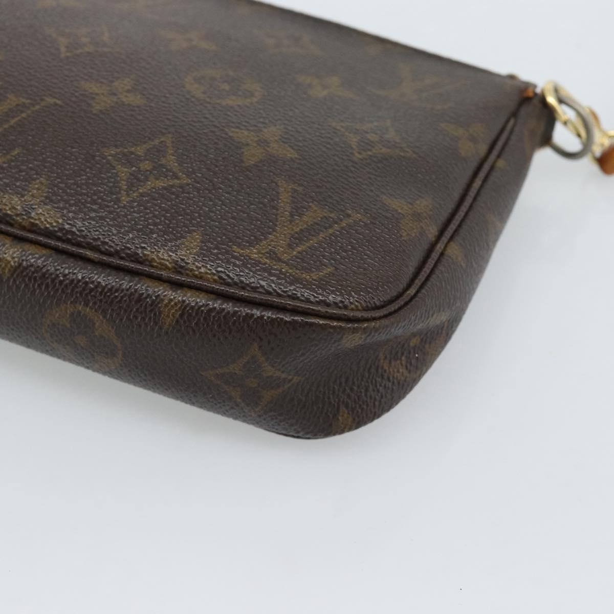 LOUIS VUITTON Monogram Pochette Accessoires Pouch M51980 LV Auth bs36314