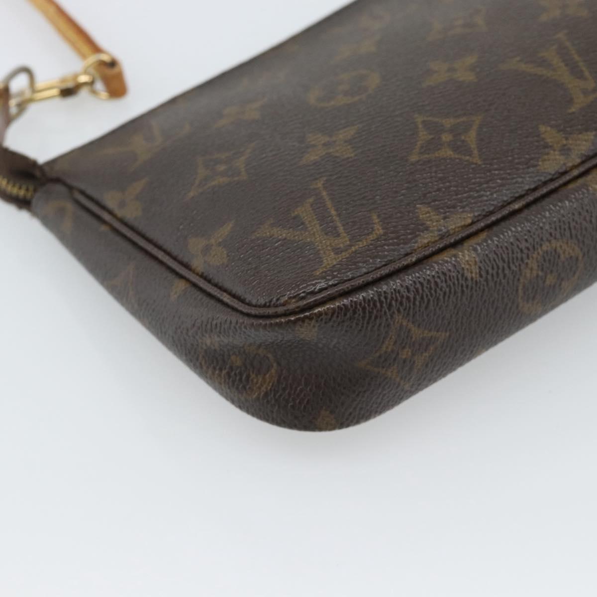 LOUIS VUITTON Monogram Pochette Accessoires Pouch M51980 LV Auth bs36314