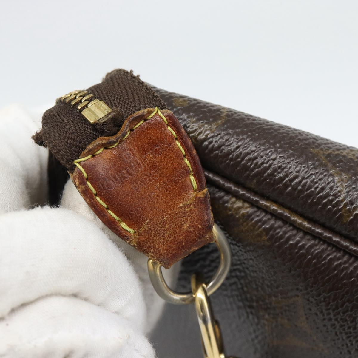 LOUIS VUITTON Monogram Pochette Accessoires Pouch M51980 LV Auth bs36314