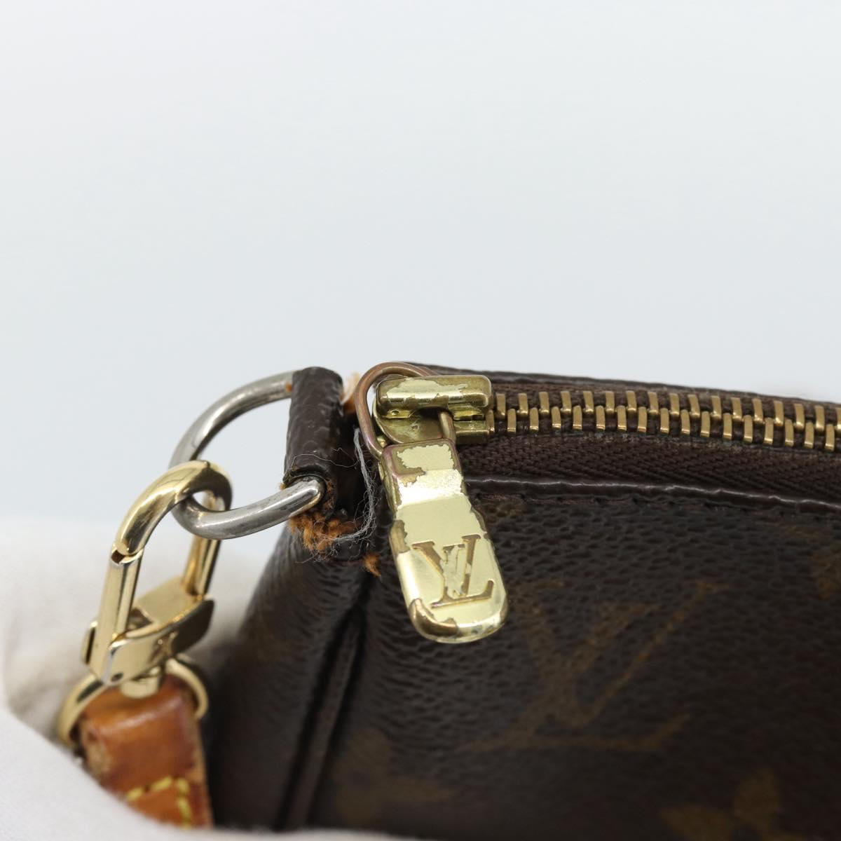 LOUIS VUITTON Monogram Pochette Accessoires Pouch M51980 LV Auth bs36314