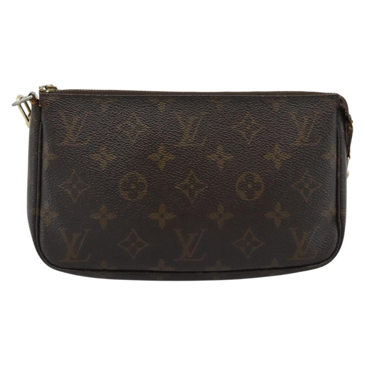 LOUIS VUITTON Monogram Pochette Accessoires Pouch M51980 LV Auth bs36314