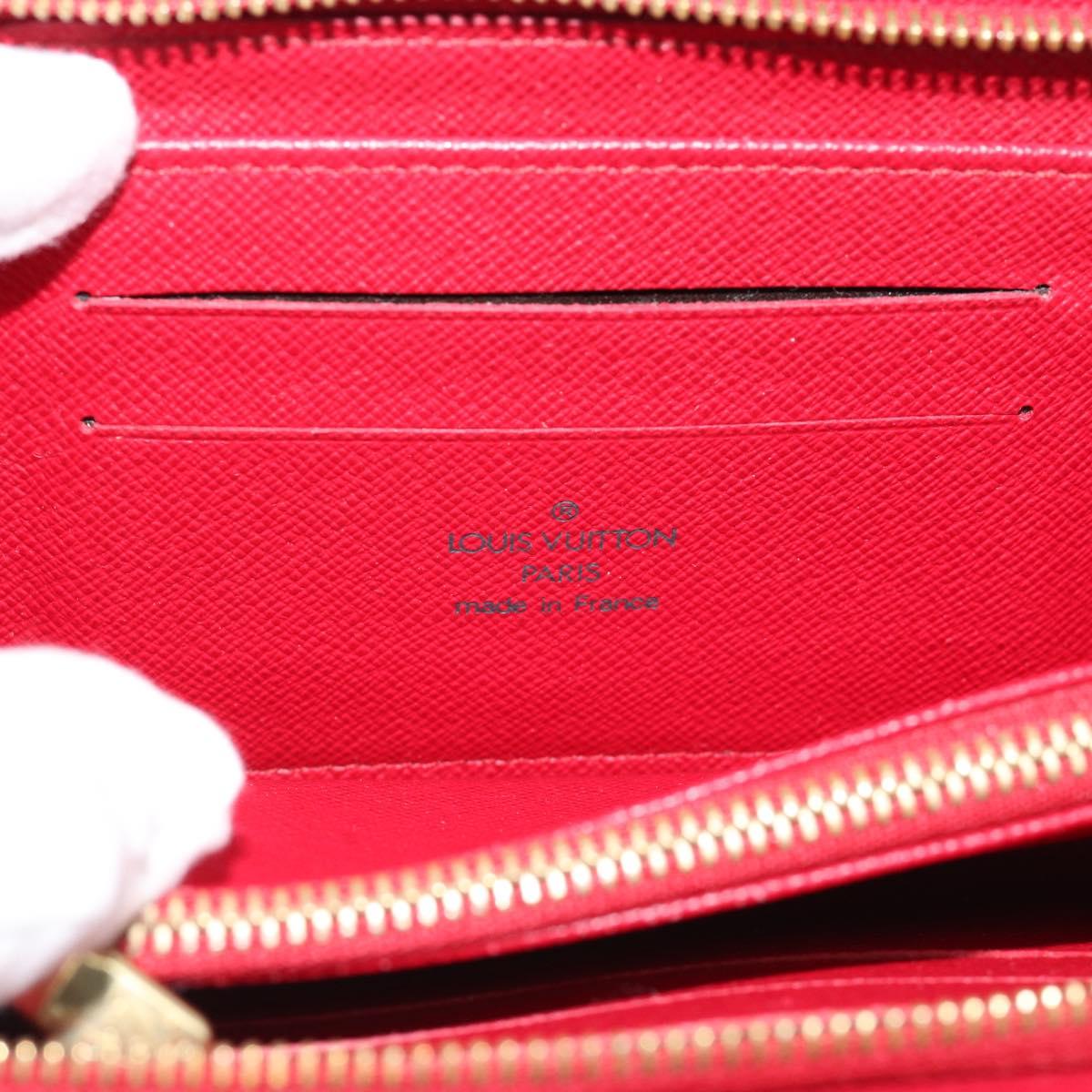 LOUIS VUITTON Monogram Cherry Porte Monnaie Zip Wallet M95006 LV Auth bs36316A