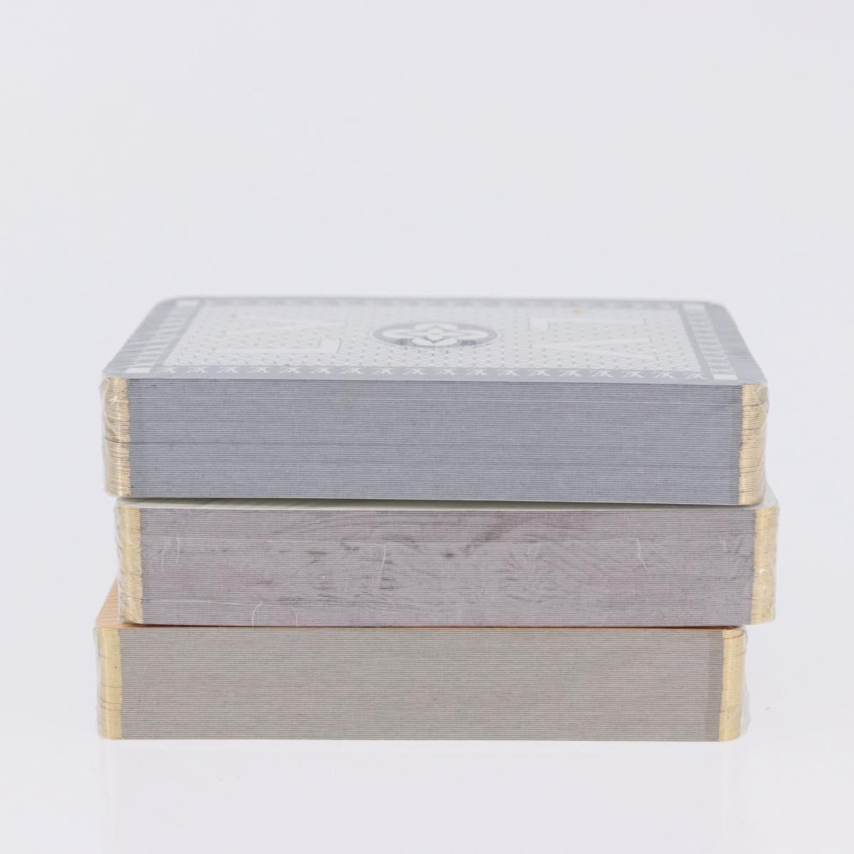 LOUIS VUITTON Cult Towaju Playing Cards Paper Red Yellow Blue LV Auth bs36324
