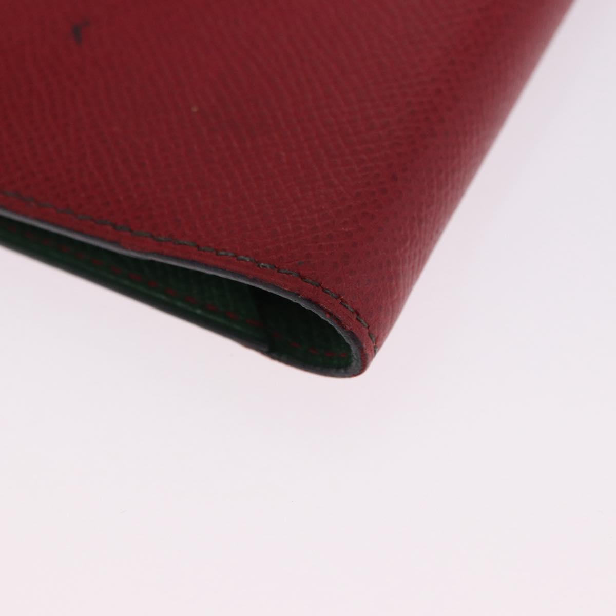 HERMES Agenda Vision Day Planner Cover Leather Red Auth bs36337