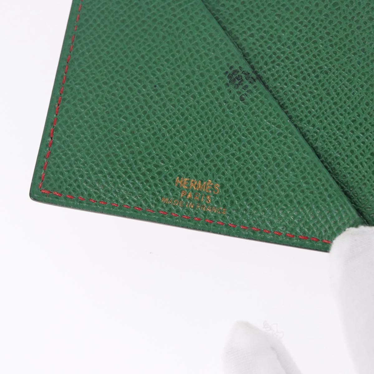 HERMES Agenda Vision Day Planner Cover Leather Red Auth bs36337