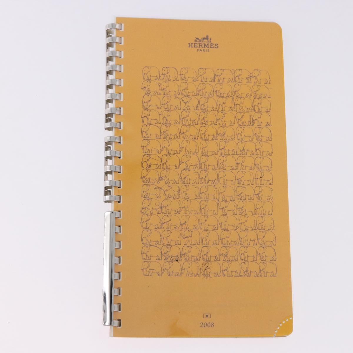 HERMES Agenda Vision Day Planner Cover Leather Red Auth bs36337