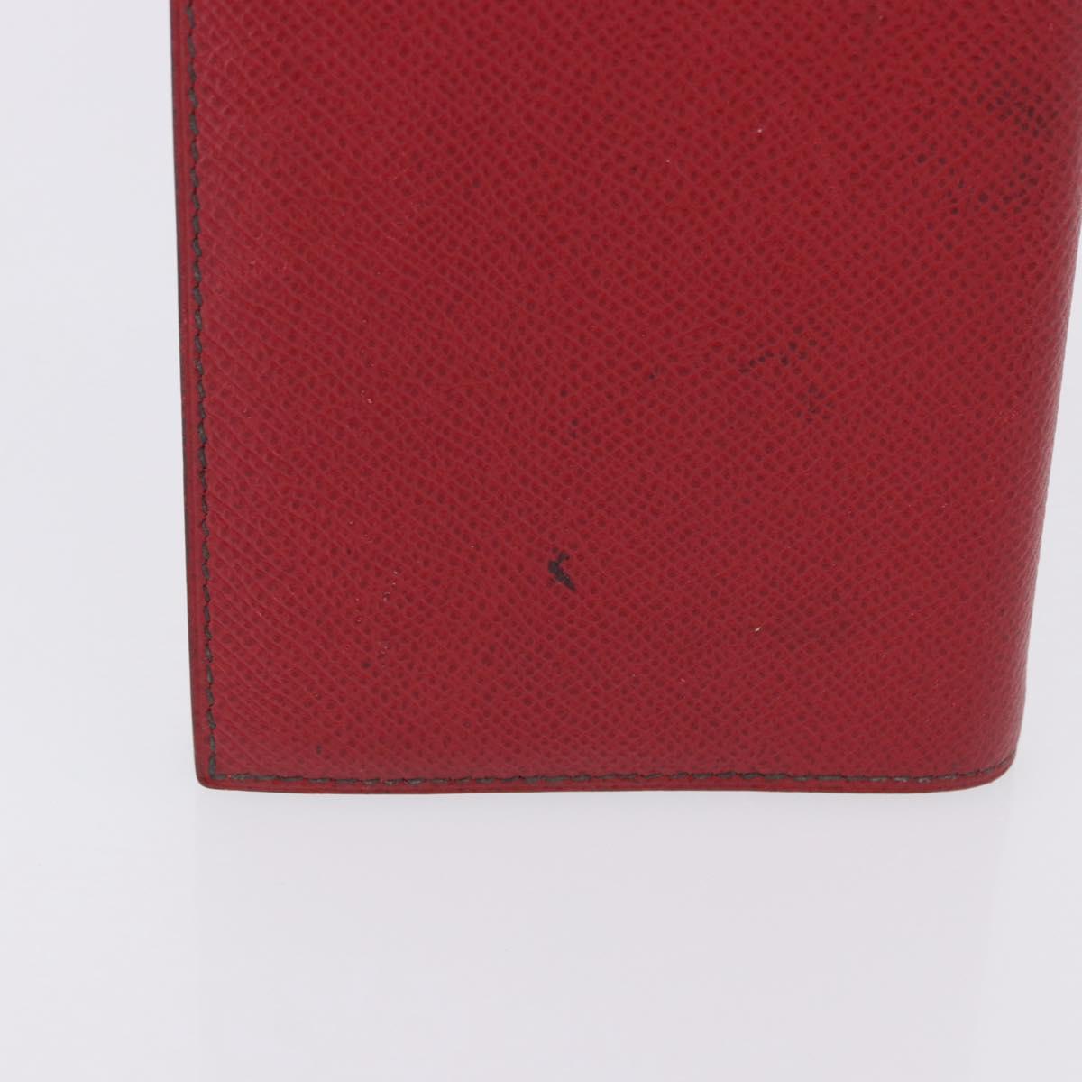 HERMES Agenda Vision Day Planner Cover Leather Red Auth bs36337