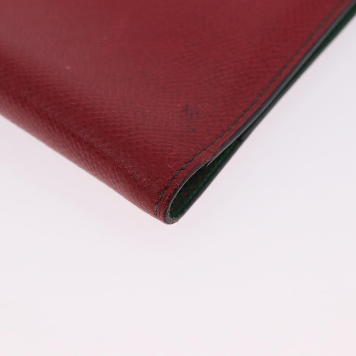 HERMES Agenda Vision Day Planner Cover Leather Red Auth bs36337