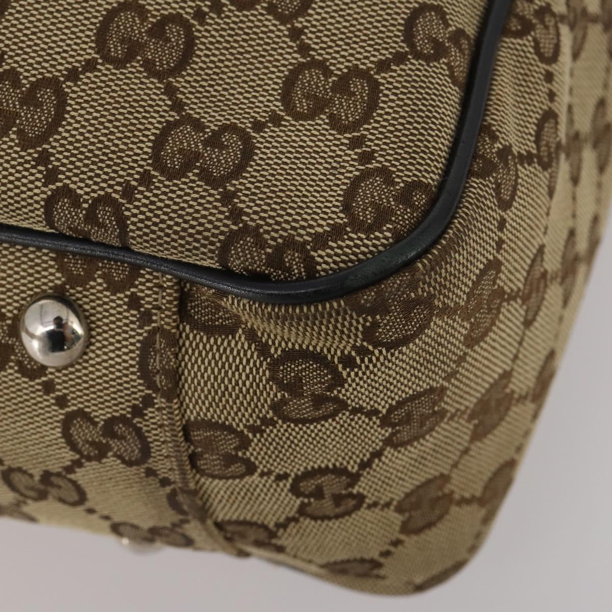 GUCCI GG Canvas Shoulder Bag 2 Set Beige Pink Auth bs36348