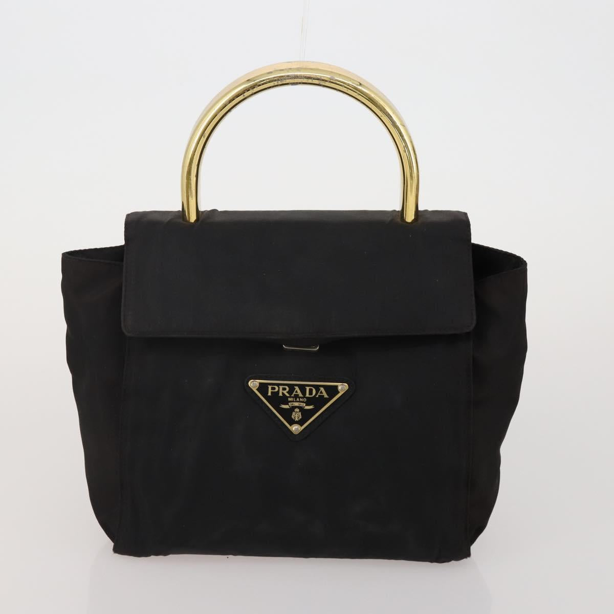 PRADA Shoulder Bag Nylon Canvas 2way 4 Set Red Black Auth bs36350