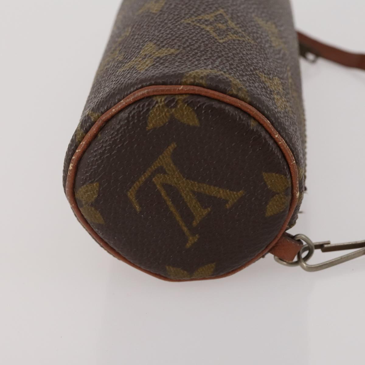 LOUIS VUITTON Monogram Vernis Pouch 4 Set Red LV Auth bs36354