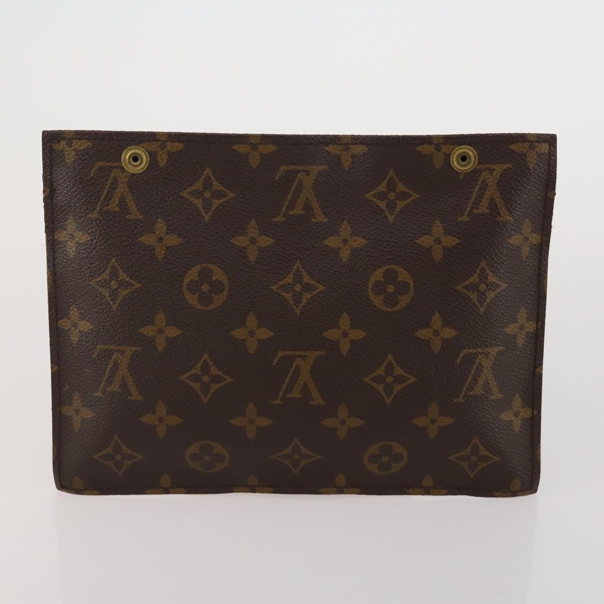 LOUIS VUITTON Monogram Vernis Pouch 4 Set Red LV Auth bs36354