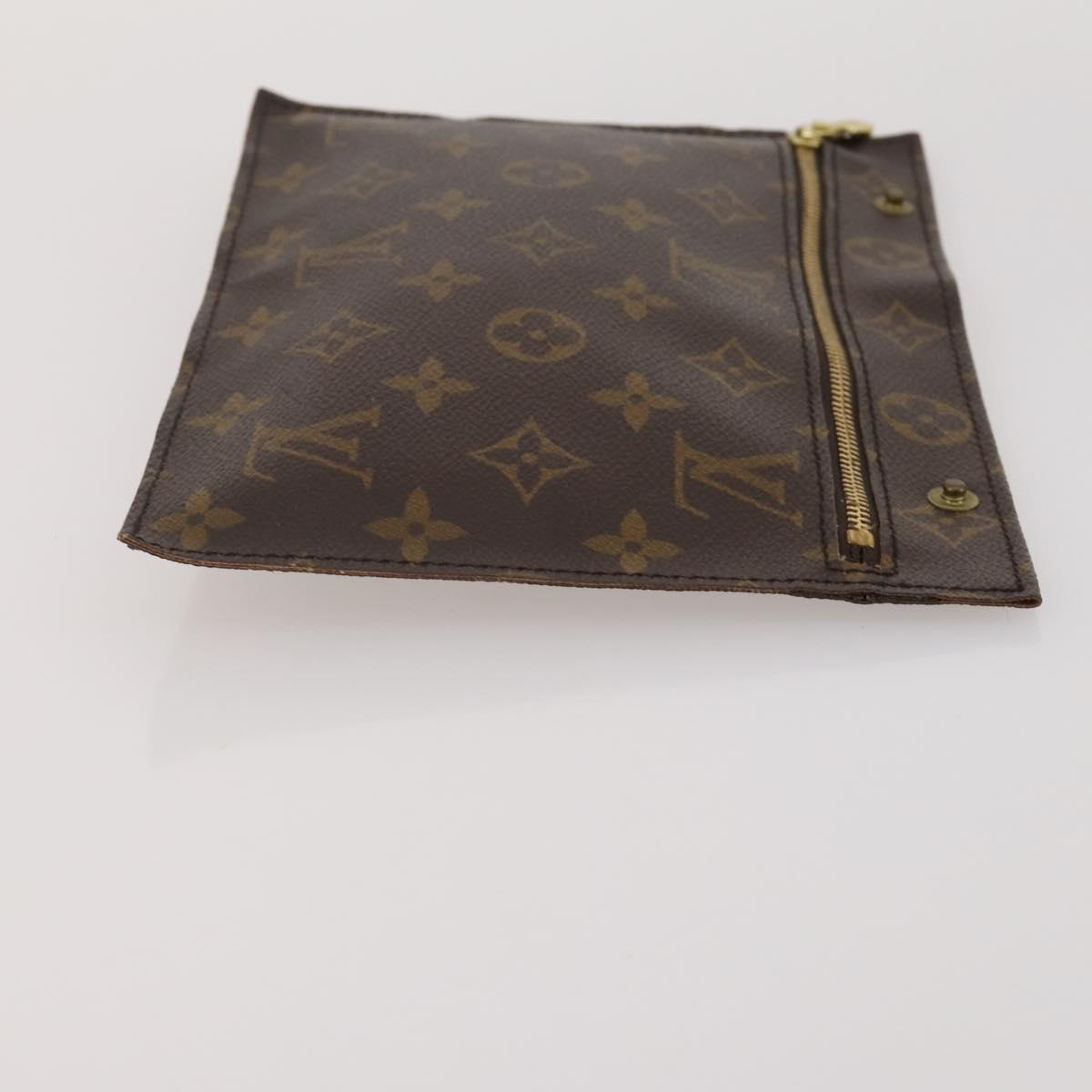 LOUIS VUITTON Monogram Vernis Pouch 4 Set Red LV Auth bs36354