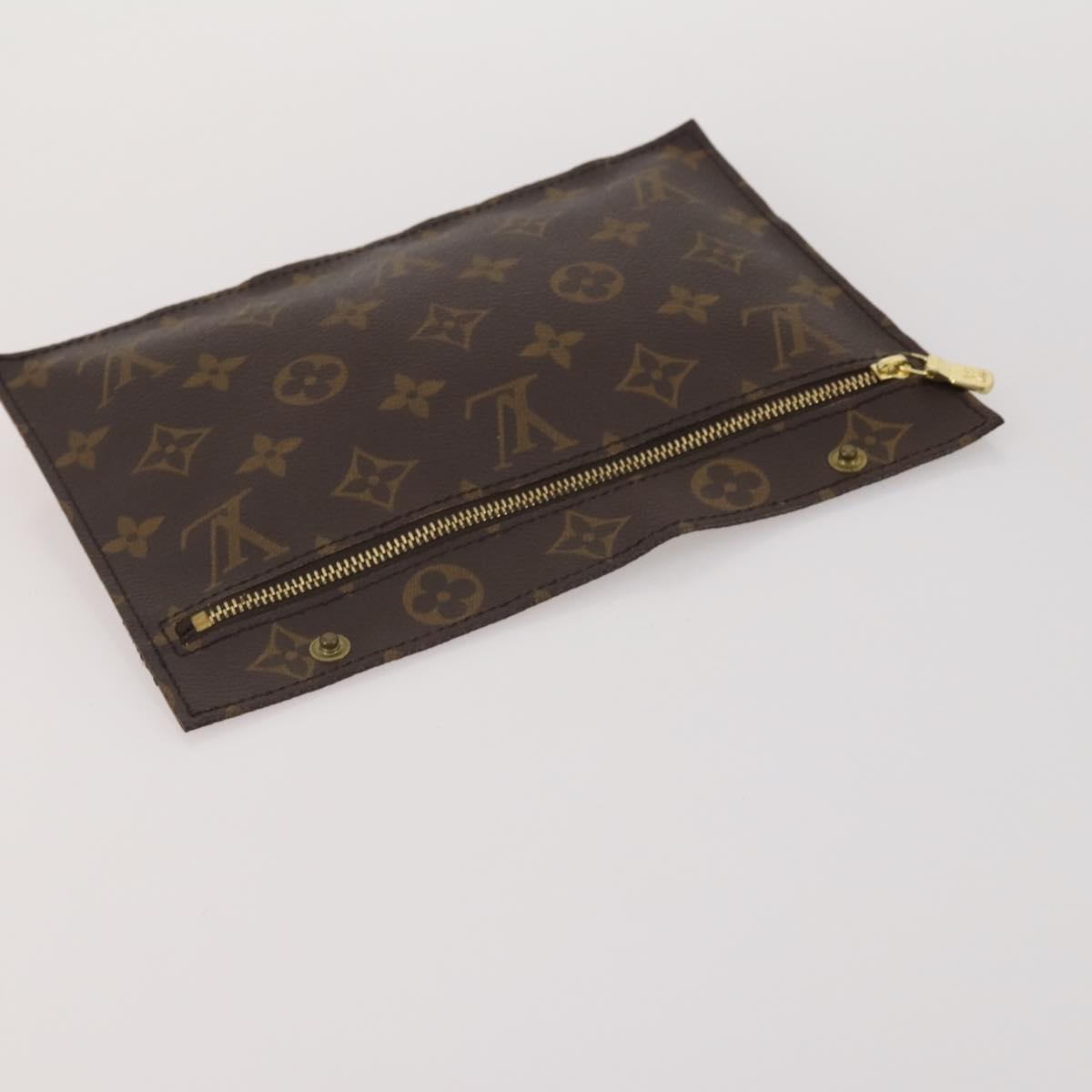 LOUIS VUITTON Monogram Vernis Pouch 4 Set Red LV Auth bs36354