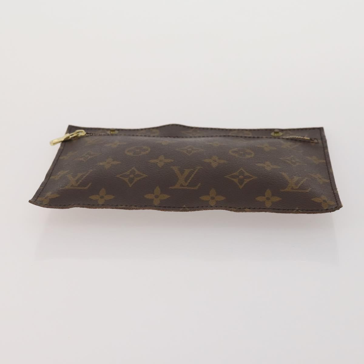 LOUIS VUITTON Monogram Vernis Pouch 4 Set Red LV Auth bs36354
