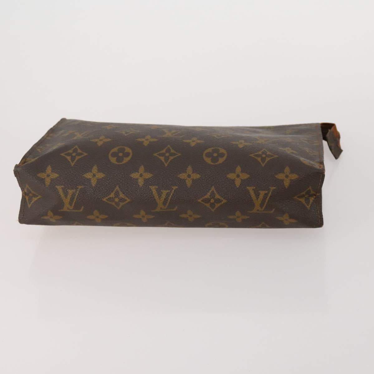 LOUIS VUITTON Monogram Vernis Pouch 4 Set Red LV Auth bs36354