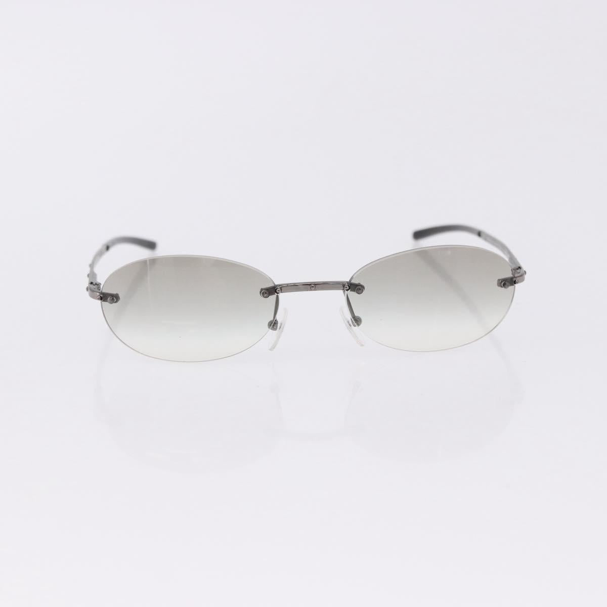 CELINE Gucci Bulgari Sunglasses Metal 3 Set Gray Purple Auth bs36355