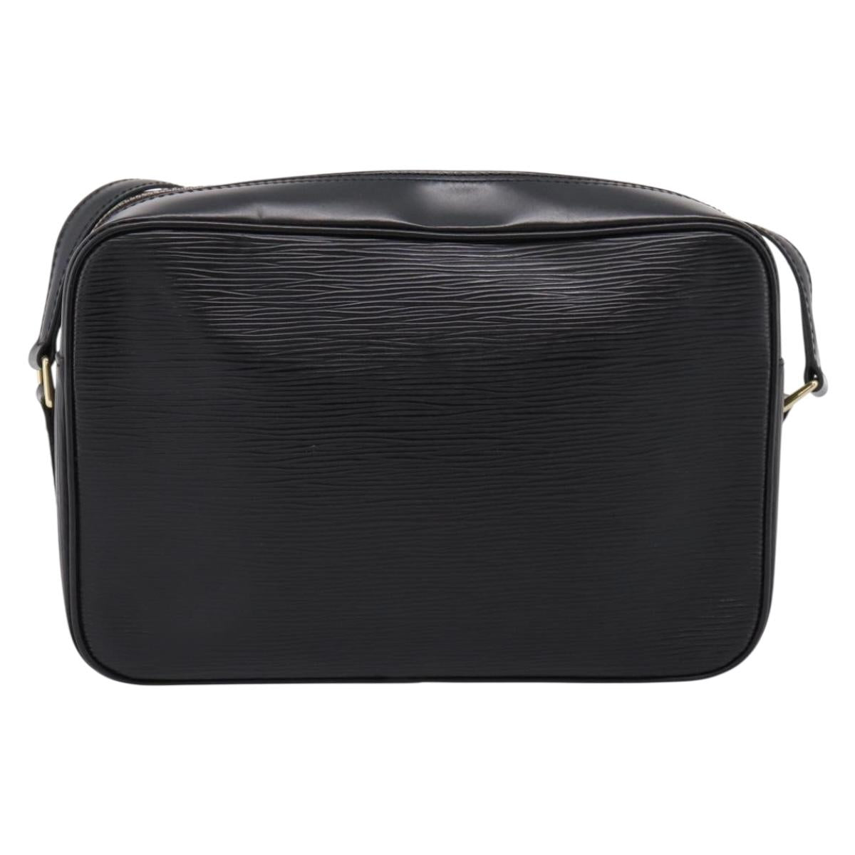 LOUIS VUITTON Epi Trocadero 27 Shoulder Bag Black M52312 LV Auth bs36406