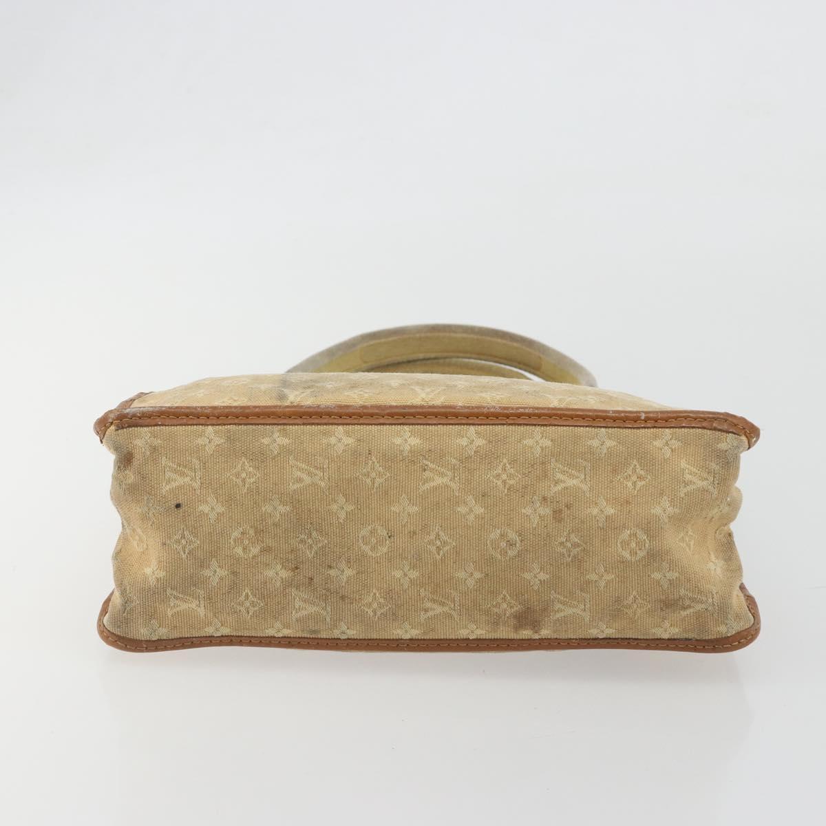 LOUIS VUITTON Monogram Mini Sac Catline Hand Bag Beige M92328 LV Auth bs36410