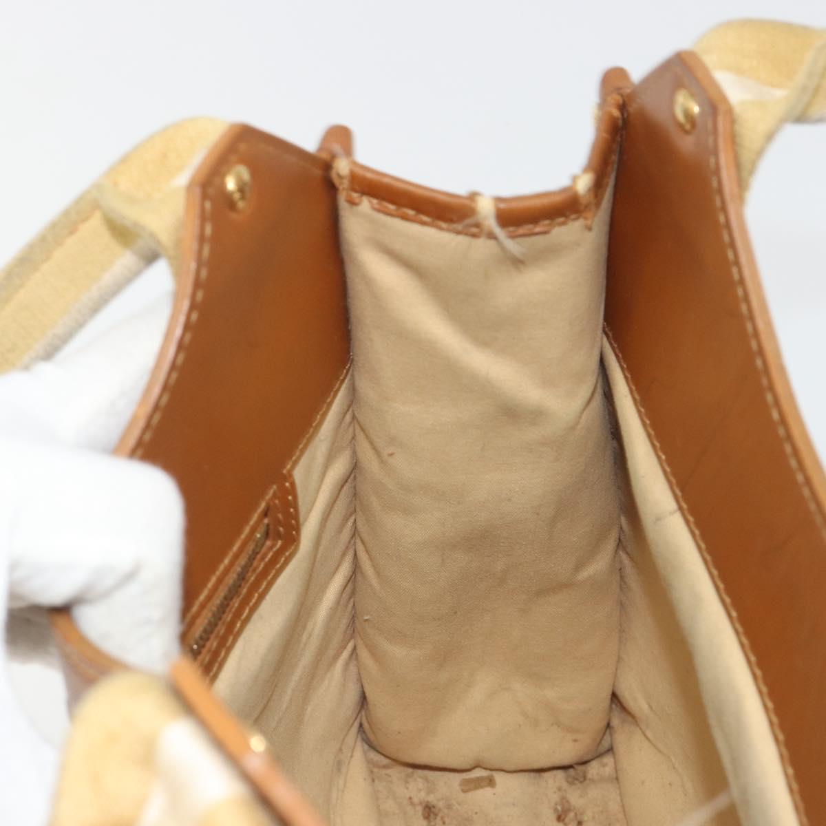 LOUIS VUITTON Monogram Mini Sac Catline Hand Bag Beige M92328 LV Auth bs36410