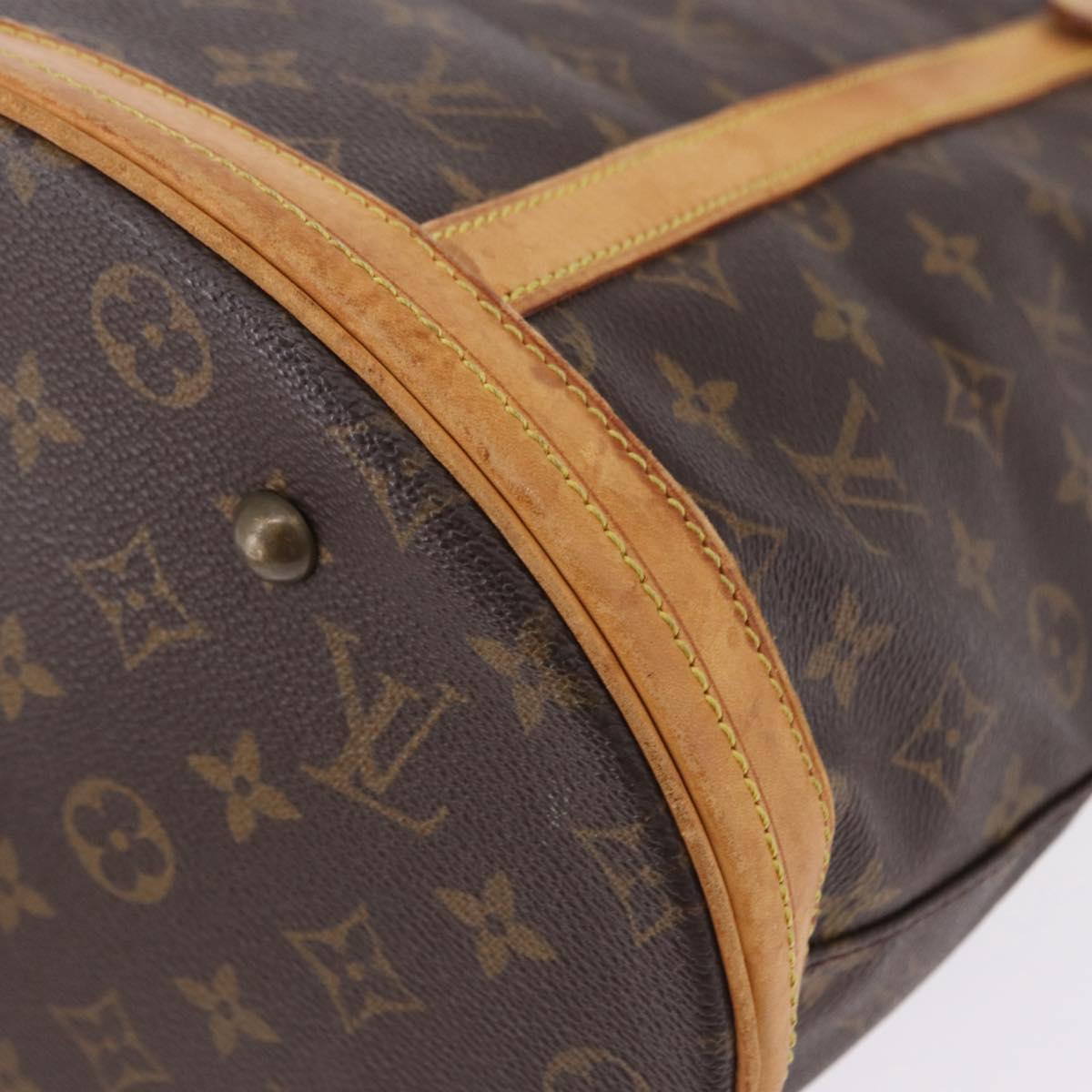 LOUIS VUITTON Monogram Bucket GM Shoulder Bag M42236 LV Auth bs36413