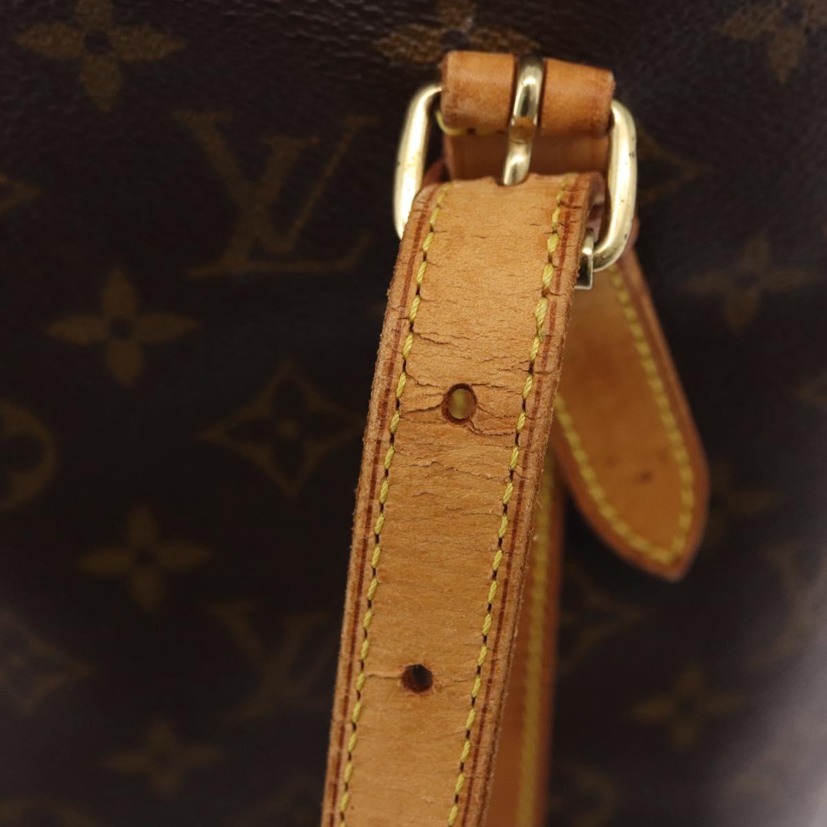 LOUIS VUITTON Monogram Bucket GM Shoulder Bag M42236 LV Auth bs36413