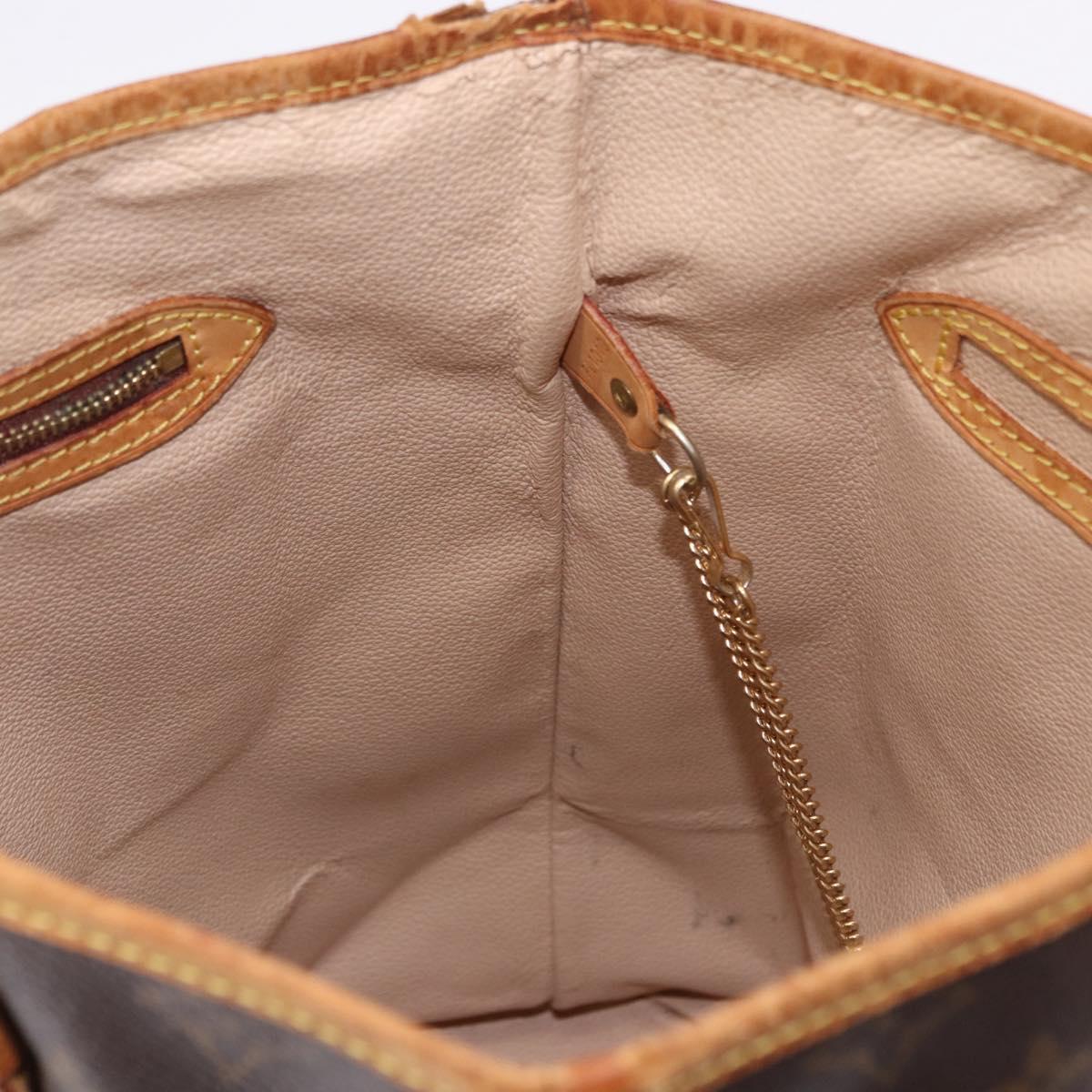 LOUIS VUITTON Monogram Bucket GM Shoulder Bag M42236 LV Auth bs36413