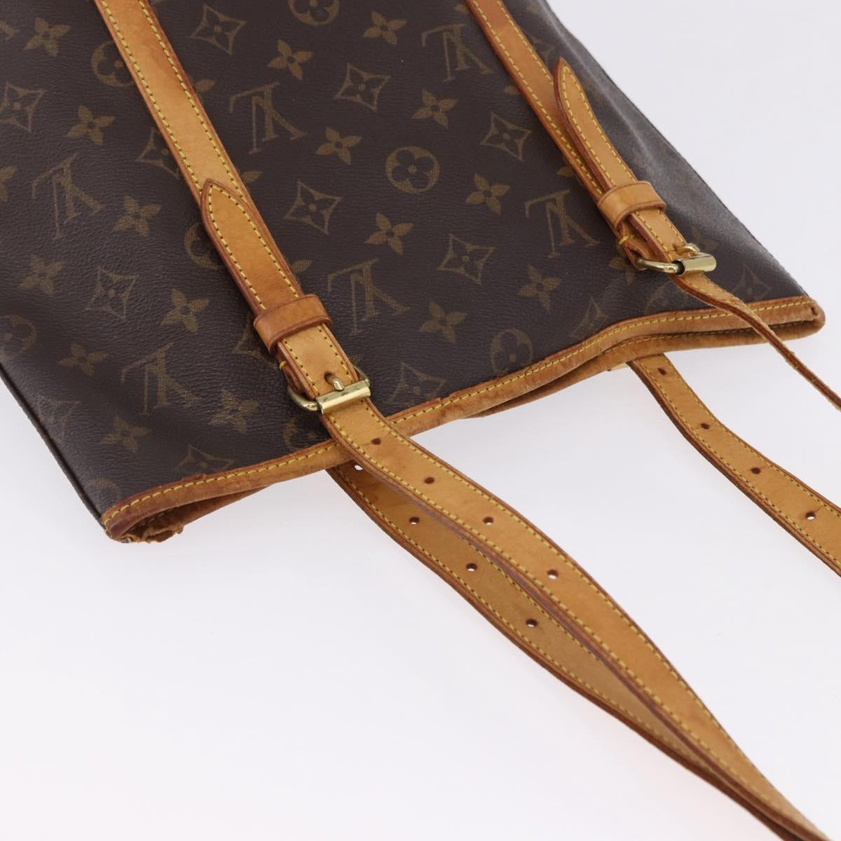 LOUIS VUITTON Monogram Bucket GM Shoulder Bag M42236 LV Auth bs36413