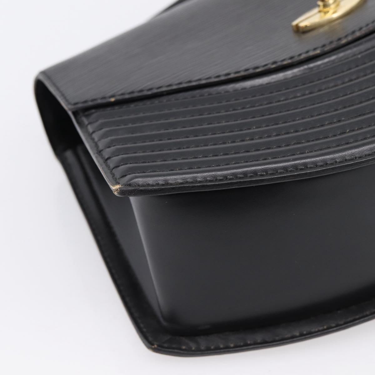 LOUIS VUITTON Epi Tilsitt Hand Bag Black M52482 LV Auth bs36416