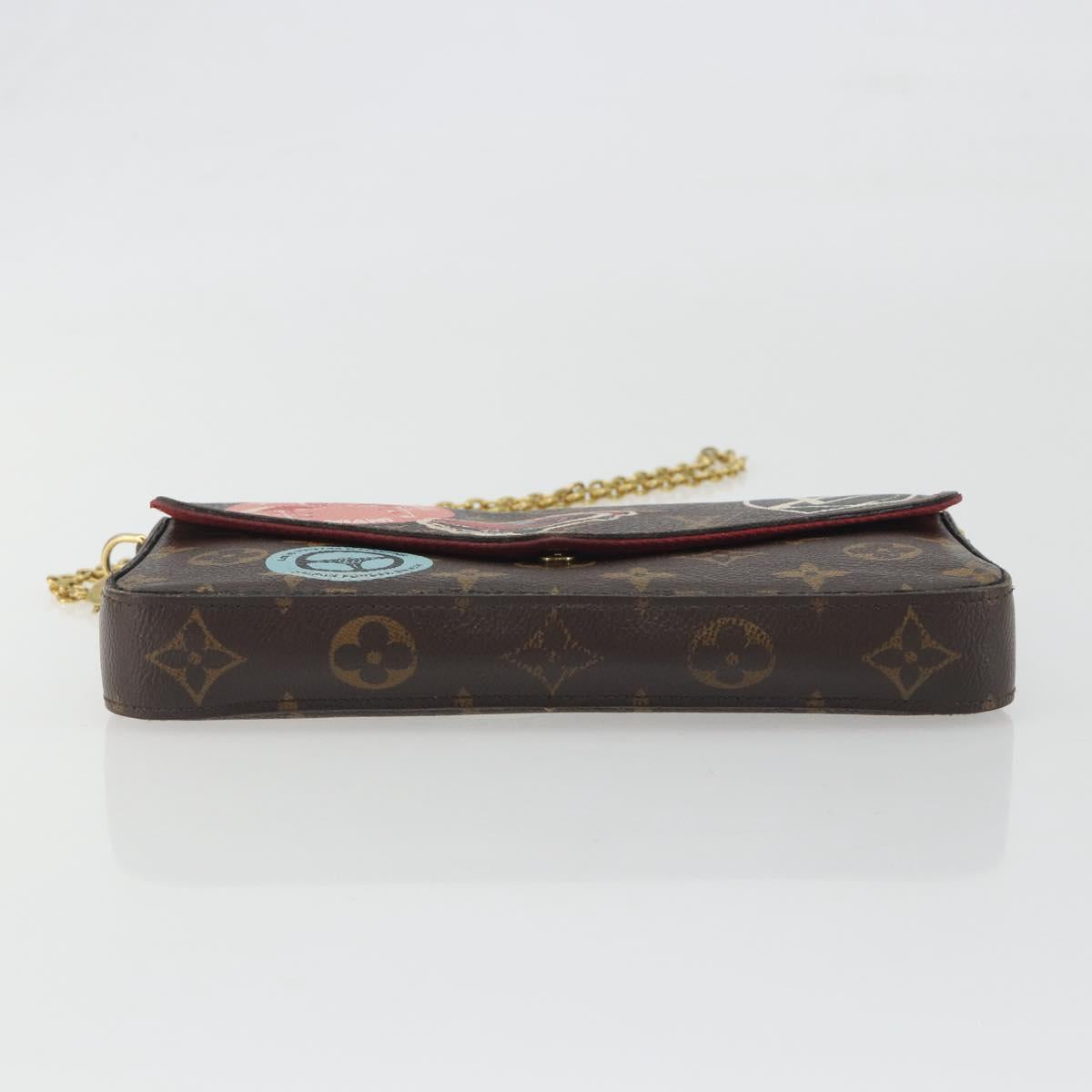 LOUIS VUITTON Nicolas Ghesquière Monogram Pochette Felice M62145 LV Auth bs36418