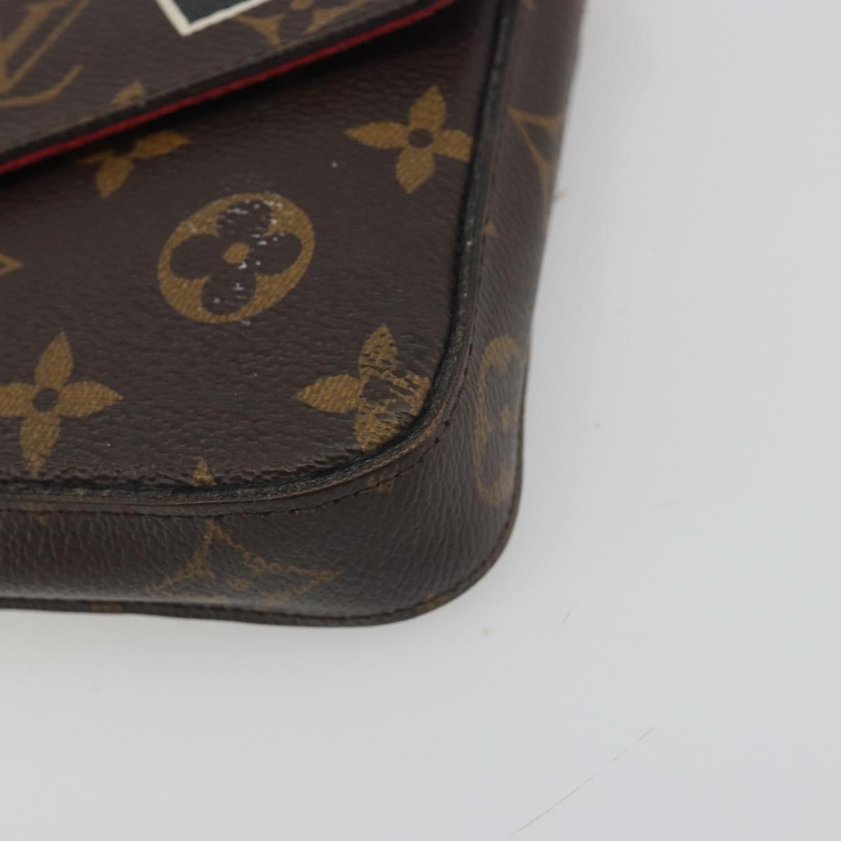 LOUIS VUITTON Nicolas Ghesquière Monogram Pochette Felice M62145 LV Auth bs36418