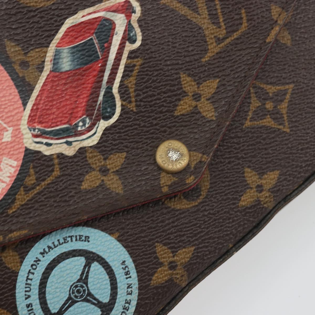 LOUIS VUITTON Nicolas Ghesquière Monogram Pochette Felice M62145 LV Auth bs36418
