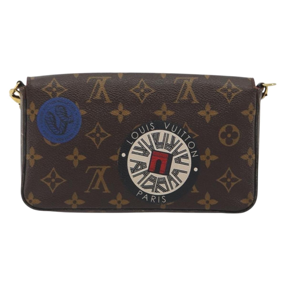 LOUIS VUITTON Nicolas Ghesquière Monogram Pochette Felice M62145 LV Auth bs36418