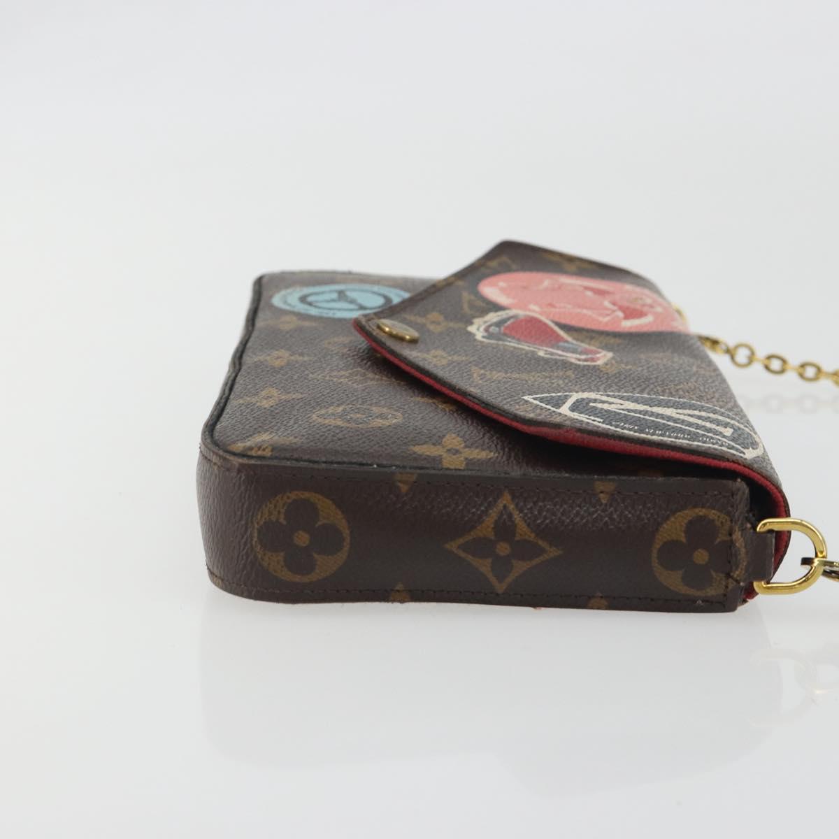 LOUIS VUITTON Nicolas Ghesquière Monogram Pochette Felice M62145 LV Auth bs36418