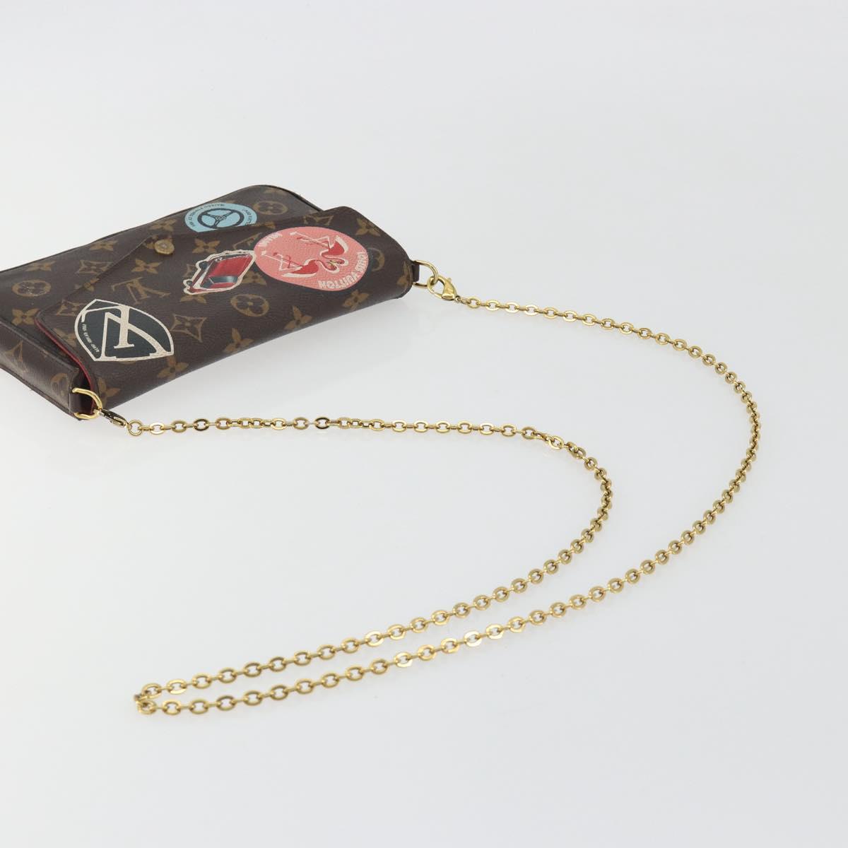 LOUIS VUITTON Nicolas Ghesquière Monogram Pochette Felice M62145 LV Auth bs36418