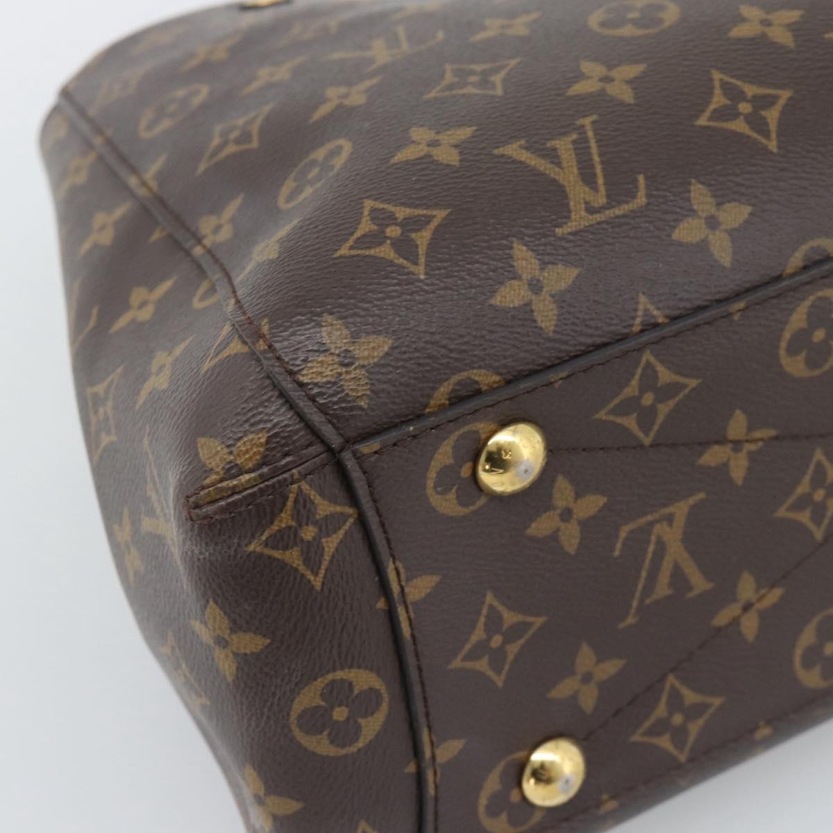 LOUIS VUITTON Monogram Montaigne MM Tote Bag M41056 LV Auth bs36419