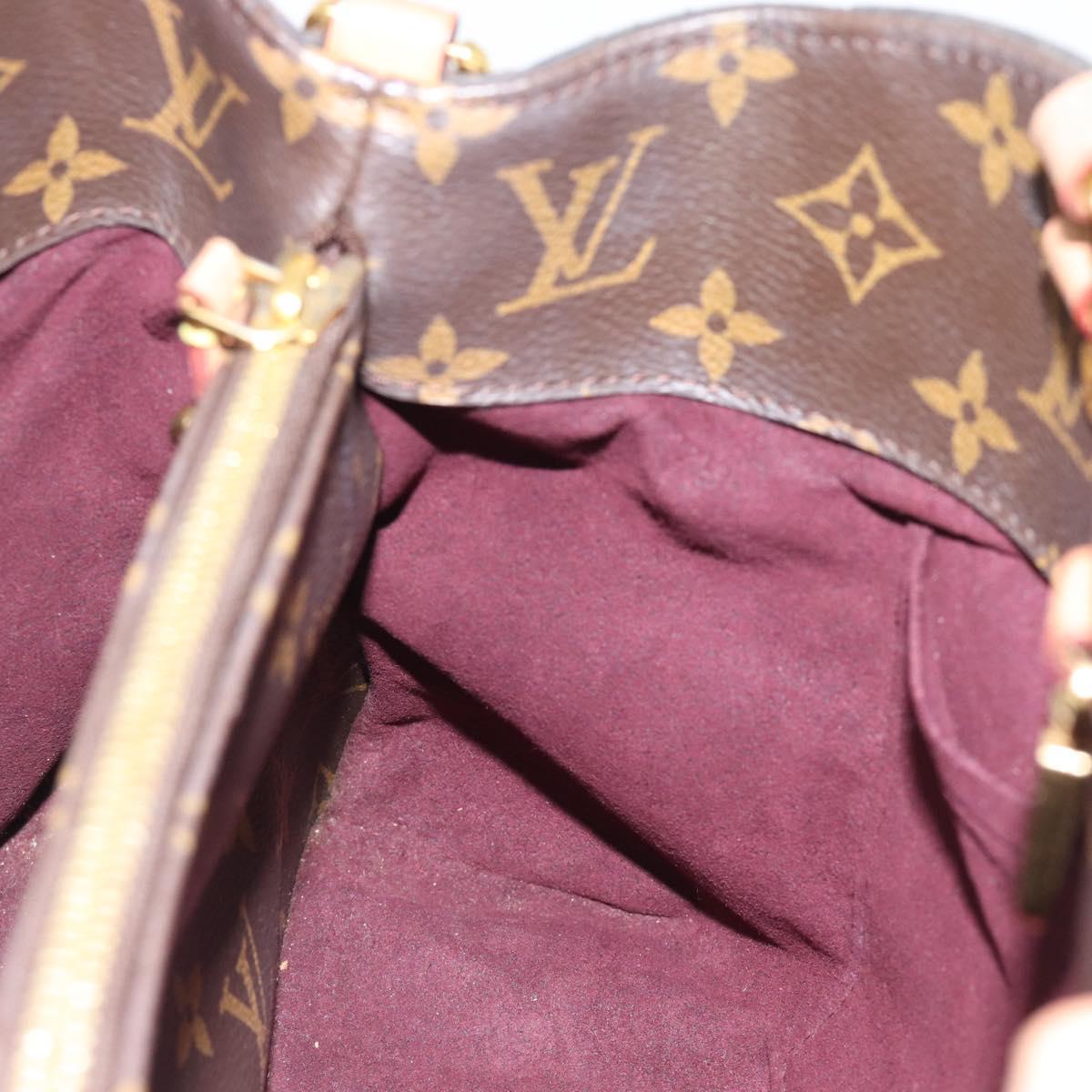 LOUIS VUITTON Monogram Montaigne MM Tote Bag M41056 LV Auth bs36419