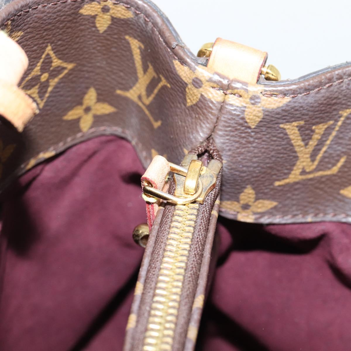 LOUIS VUITTON Monogram Montaigne MM Tote Bag M41056 LV Auth bs36419