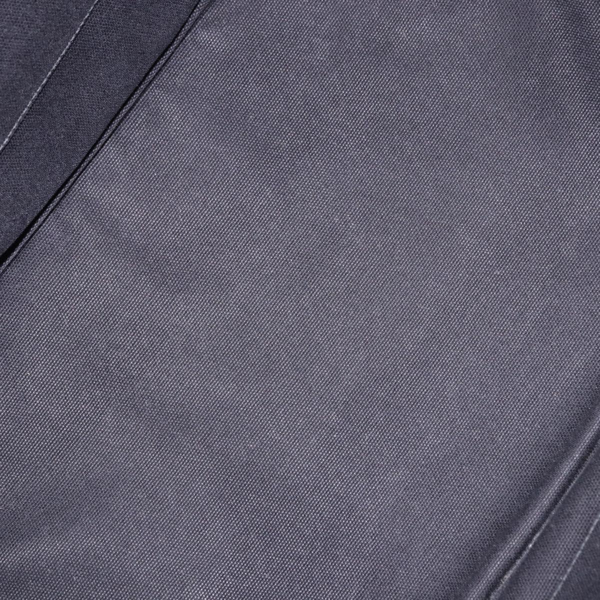 PRADA Canapa GM Tote Bag Canvas Black Gold Auth bs36427
