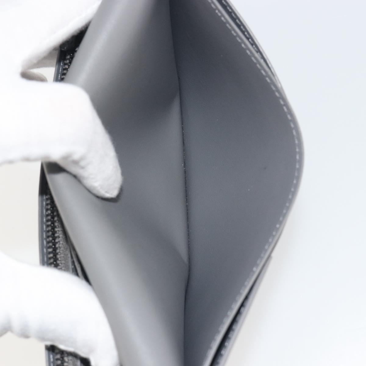 LOUIS VUITTON Monogram Shadow Portefeuille Braza Wallet Gray M81335 Auth bs36439