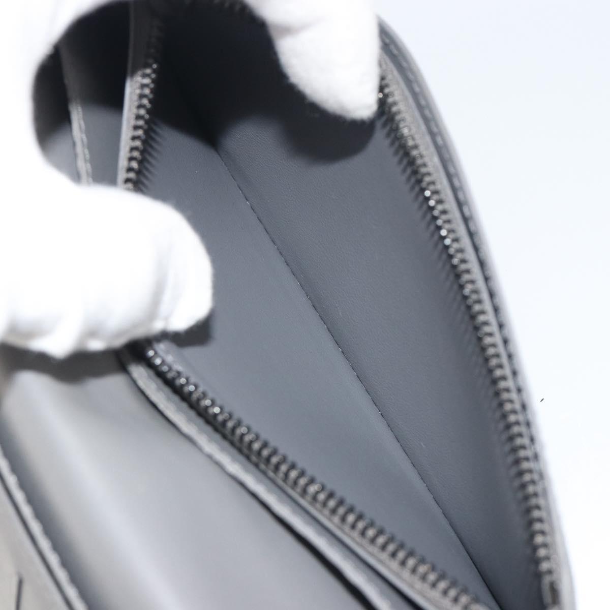 LOUIS VUITTON Monogram Shadow Portefeuille Braza Wallet Gray M81335 Auth bs36439