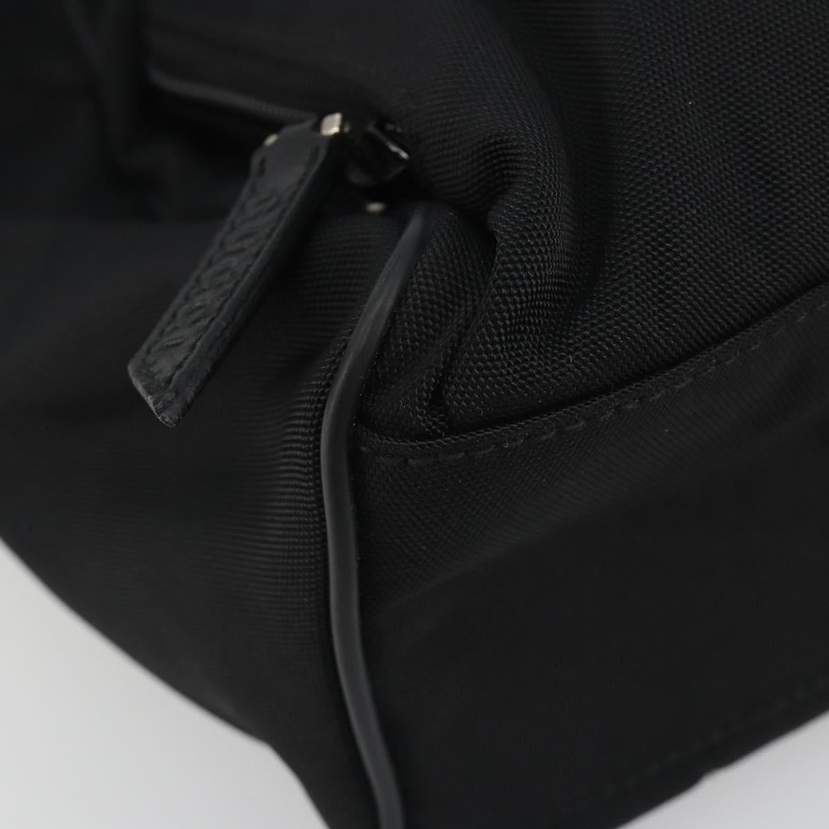 GUCCI Backpack Canvas Black Silver 019 0353 Auth bs36440