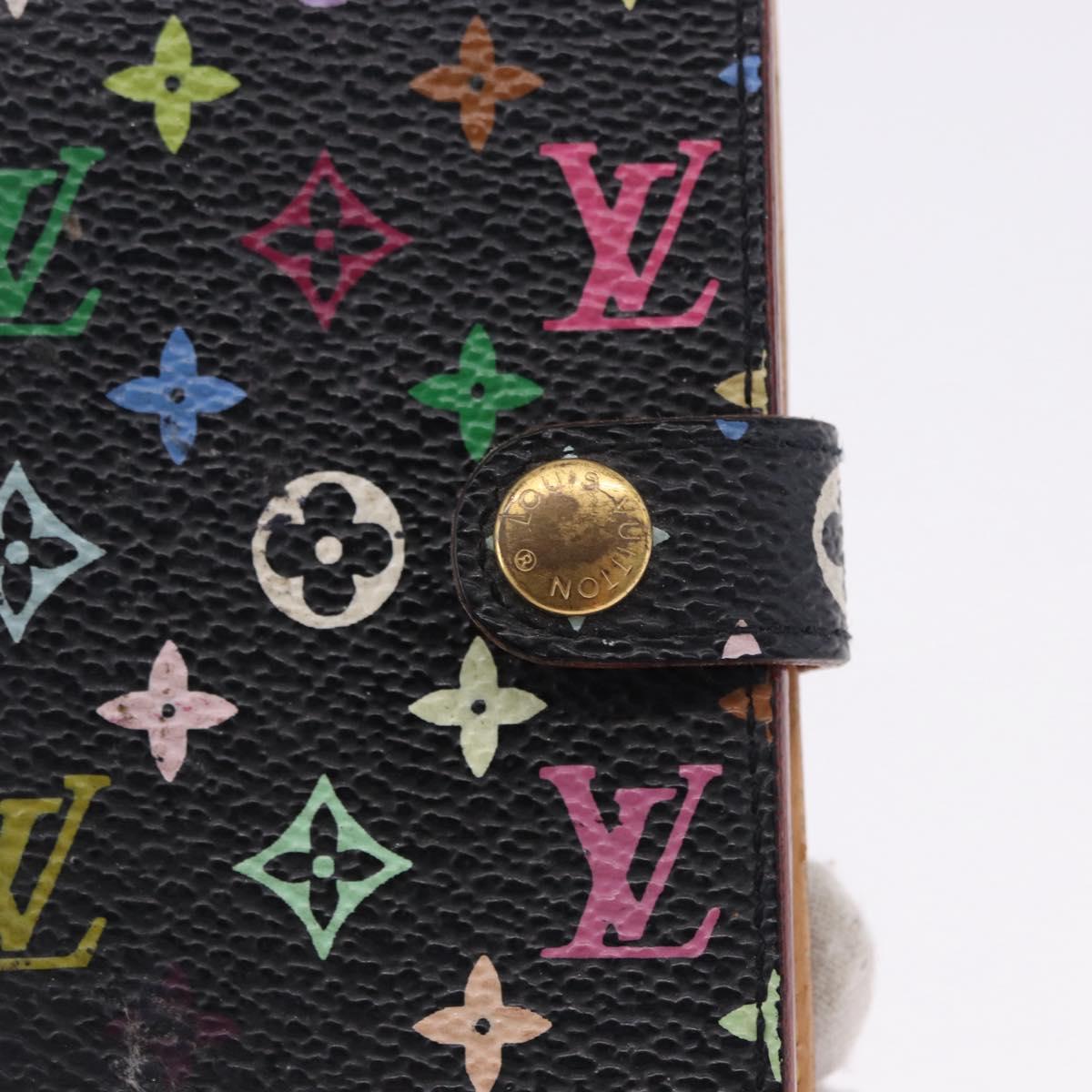 LOUIS VUITTON Multicolor Carnet de Val Mini Agenda M92652 LV Auth bs36442
