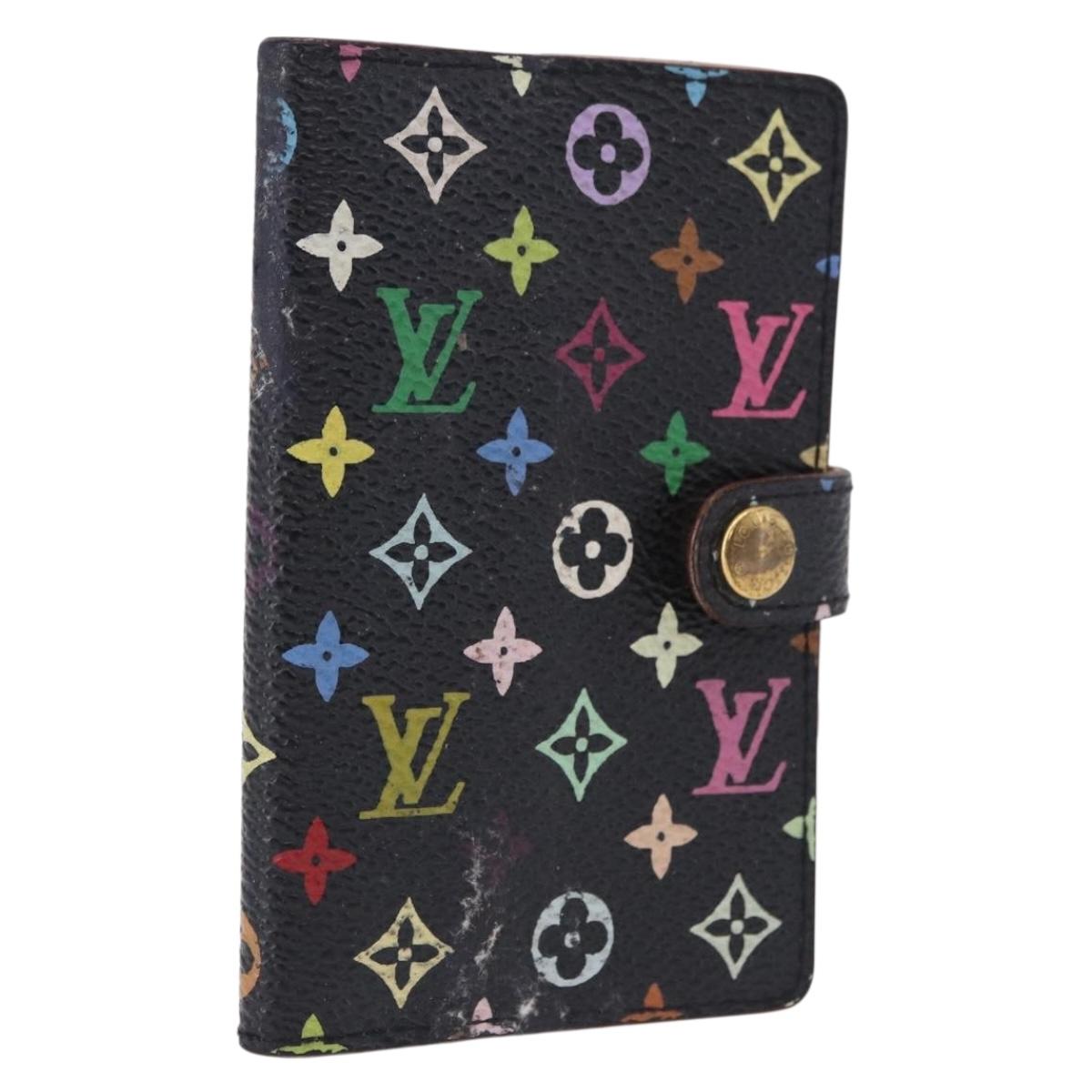 LOUIS VUITTON Multicolor Carnet de Val Mini Agenda M92652 LV Auth bs36442