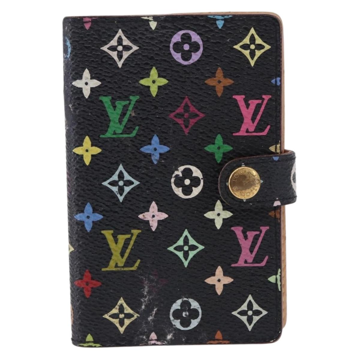 LOUIS VUITTON Multicolor Carnet de Val Mini Agenda M92652 LV Auth bs36442
